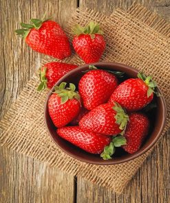 Strawberries Still Life Paint By Numbers