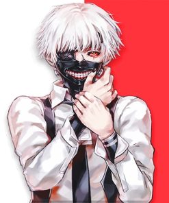 Kaneki Ken Tokyo Ghoul Paint By Numbers