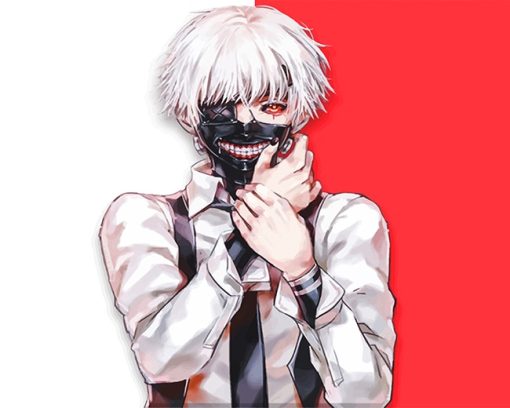 Kaneki Ken Tokyo Ghoul Paint By Numbers