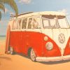 Vintage Volkswagen Bus Paint By Numbers