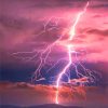 Aesthetic Lightning Sky Paint By Numbers