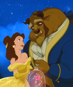 Beauty And The Beast Paint By Numbers