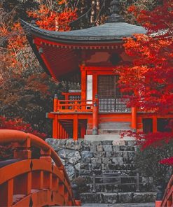 Bentendo Temple Japan Paint By Numbers