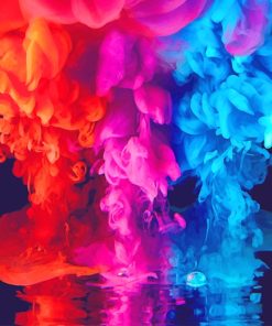 Colorful Smoke Paint By Numbers