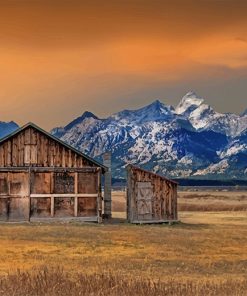 Grand Teton National Park Paint By Numbers