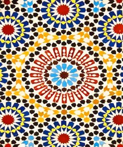 Islamic Geometric Art Paint By Numbers