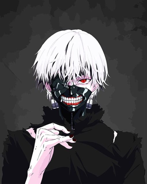 Kaneki Tokyo Ghoul Paint By Numbers