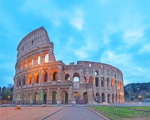 Palatine Museum Rome Paint By Numbers