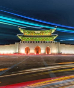 Seoul Gwanghwamun Gate South Korea Paint By Numbers