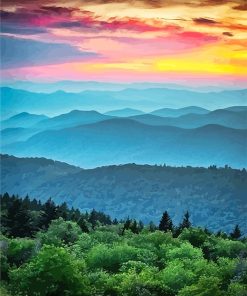 Virginia Blue Ridge Paint By Numbers