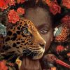 African Woman Tiger Paint By Numbers