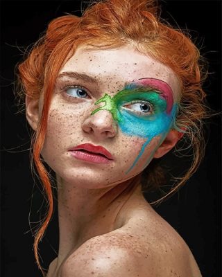 Ginger Girl Paint By Numbers