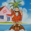 Master Roshi paint by numbers