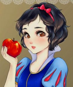 Snow White paint by numbers