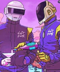 Cool Daft Punk Paint by numbers