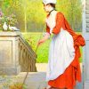 Joseph Caraud Cleaning Woman paint by numbets