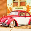 VW Bug paint by numbers