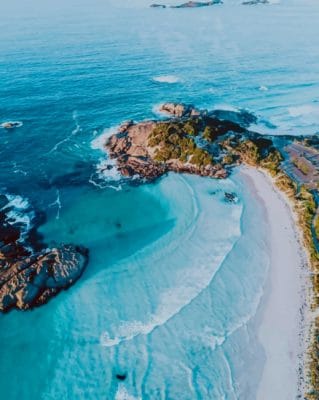 Australia Beach paint by numbers