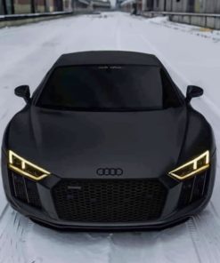 Black Audi R8 Paint by numbers