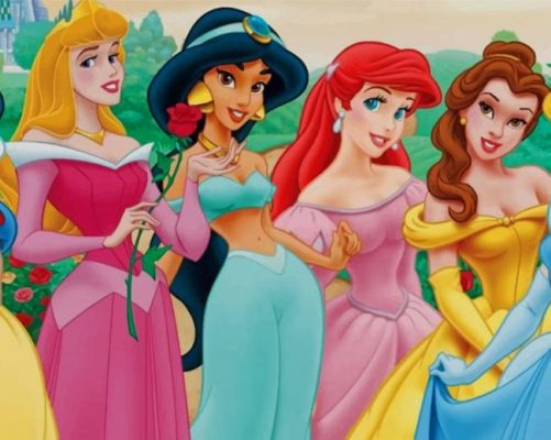 Disney Princess Girls paint by numbers