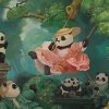 Happy Panda Family Paint by numbers