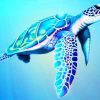 Sea Turtle paint by numbers