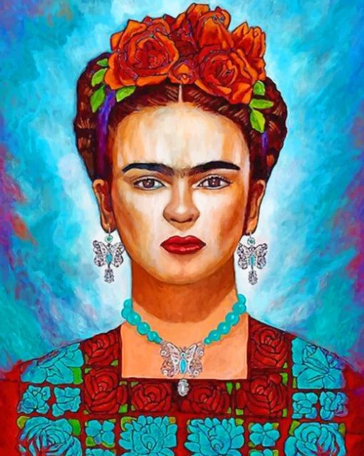 Frida Kahlo paint by numbers