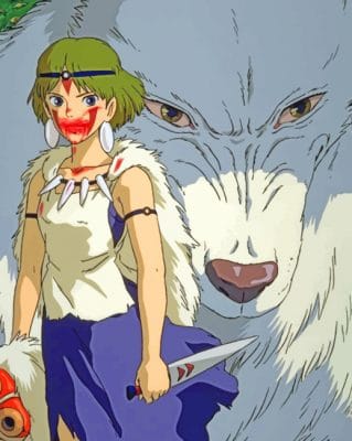 Princess Mononoke Paint by numbers