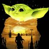 mandalorian baby yoda Art paint by number