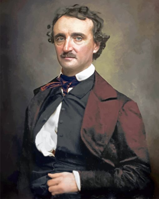 Edgar Allan Poe paint by numbers