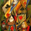 Abstract Poker Cards Paint by numbers