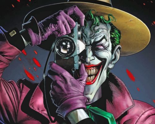 batman the killing joke paint by numbers