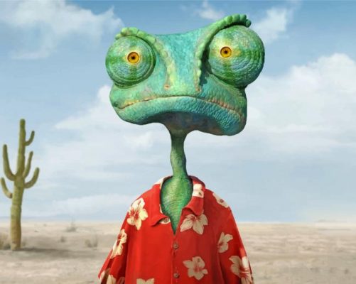 rango lizard paint by number