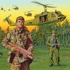 vietnam war art paint by numbers