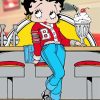 Cheerleader Betty Boop Painting By Numbers