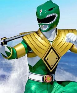 green-power-rangers-paint-by-numbers