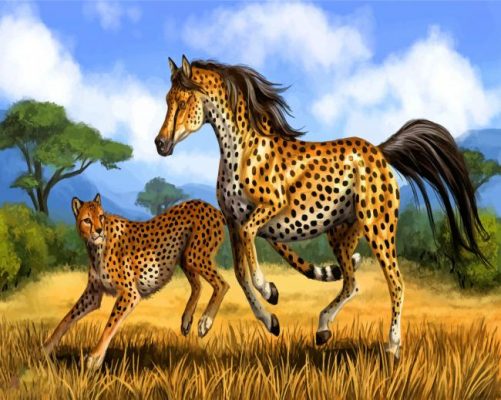 hybrid-cheetah-horse-paint-by-numbers