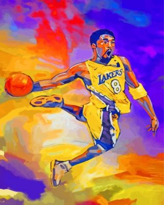 Lakers Player Paint by numbers