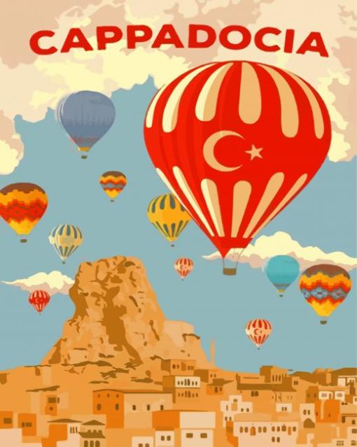 Cappadocia Turkey Paint by numbers