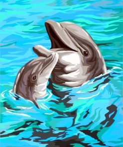 dolphins-paint-by-numbers