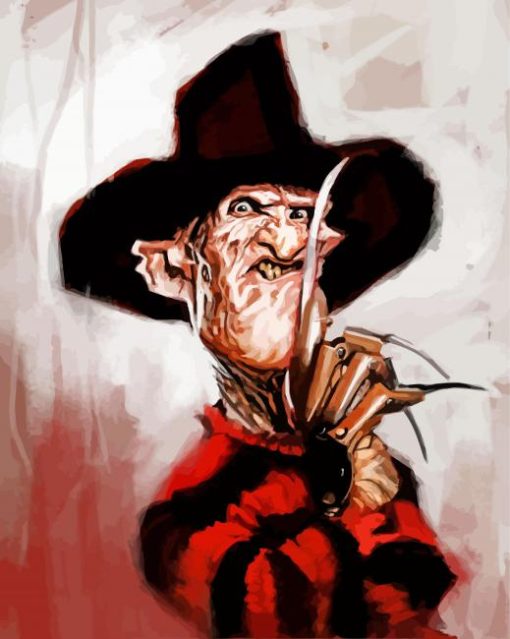 freddy-krueger-paint-by-number