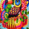 Folk Toucan Art Paint by numbers