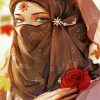 Hijab Muslim Girl Paint by numbers