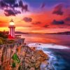 Lighthouse At Sunset Paint by numbers