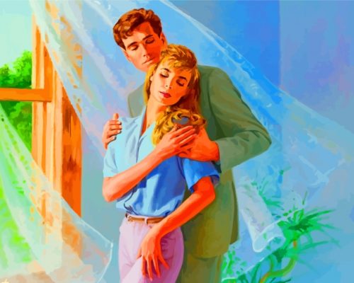 Romantic Couple Paint by numbers