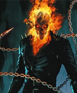 dangerous-ghost-rider-paint-by-numbers