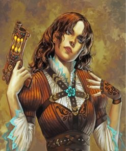 steampunk-girl-paint-by-numbers