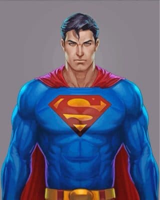 superman-superhero-paint-by-numbers