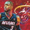 Miami-Heat-player-art-paint-by-numbers