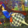 Woman In Hammock Leon Kroll Paint by numbers